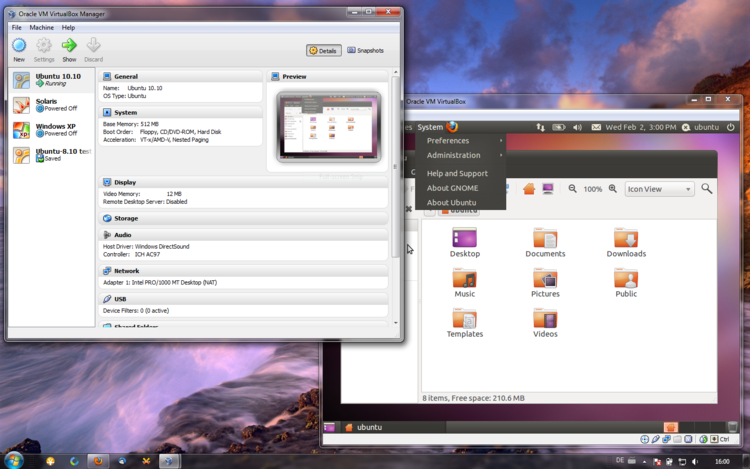 VirtualBox win7 虛擬機器軟體下載