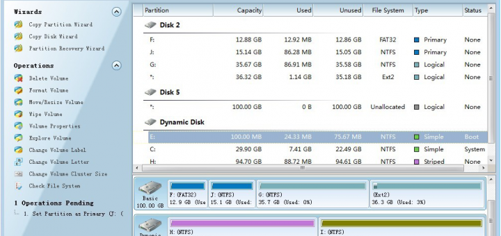 免費硬碟分割軟體下載 MiniTool Partition Wizard Home Edition