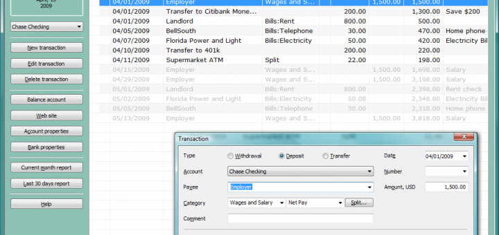 免費記帳軟體 AceMoney Lite