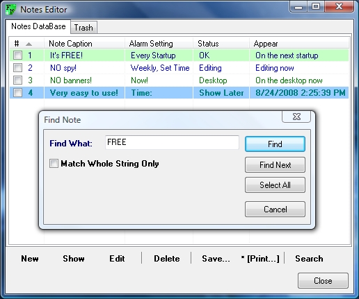 桌面便利貼軟體中文版下載 Freebie Notes 桌面便利貼軟體中文版下載 Freebie Notes
