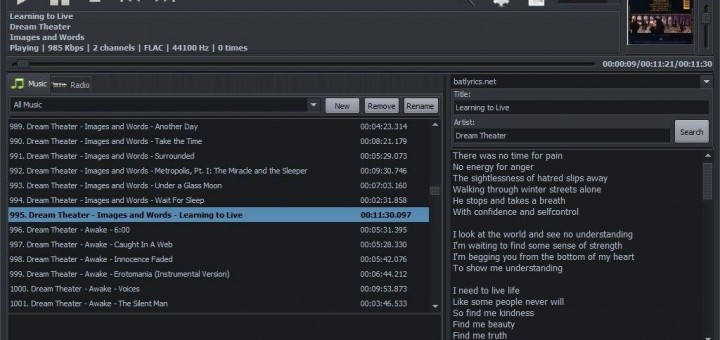 免費音樂播放器下載 OooPlayer