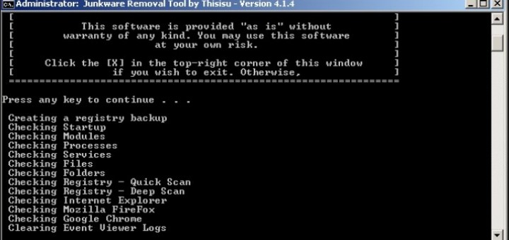 如何刪除hao123這類的網頁綁架 - 試試 Junkware Removal Tool 吧!