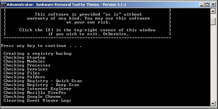 如何刪除hao123這類的網頁綁架 - 試試 Junkware Removal Tool 吧!