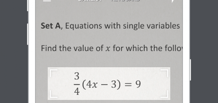 Photomath 拍照計算機 - 用拍照就能算數學函式