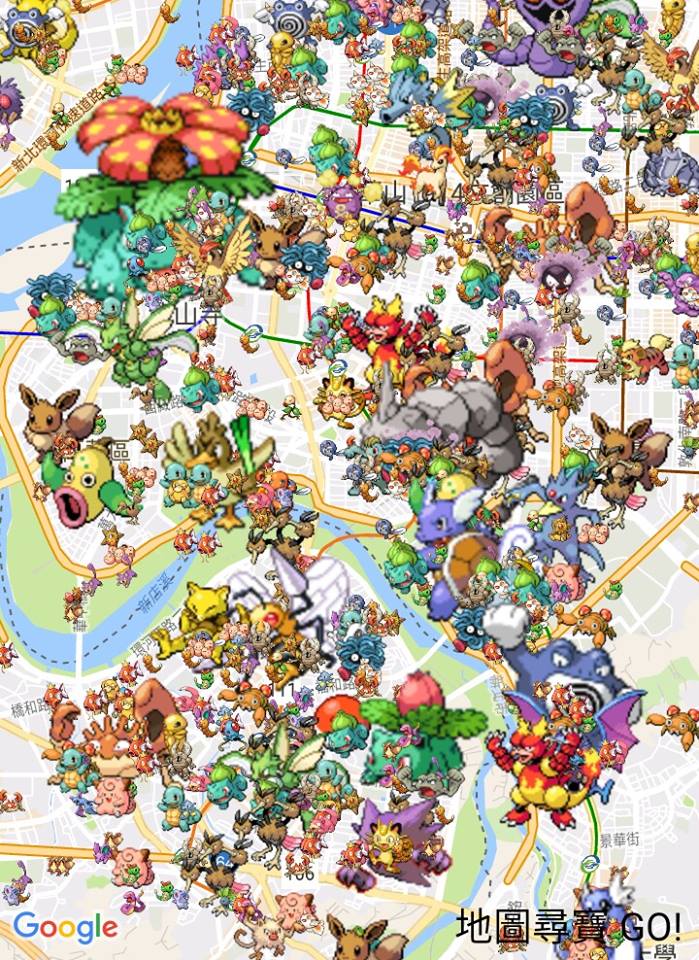 Pokemon Go 地圖分布查詢工具 - 地圖尋寶GO!