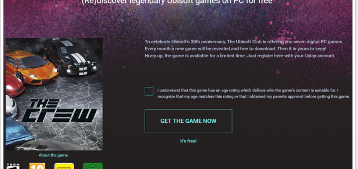 The Crew 飆酷車神下載 - UBI 30週年免費大放送