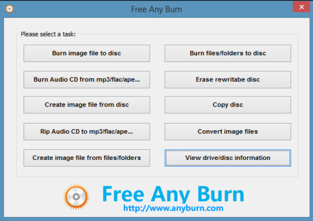 Anyburn - 輕巧的燒錄軟體免費版