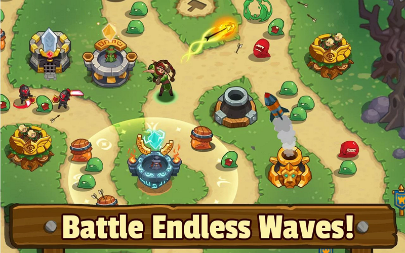 Tower Defense: Legends TD 與經典塔防遊戲 Kingdom Rush 87%像的手遊小品