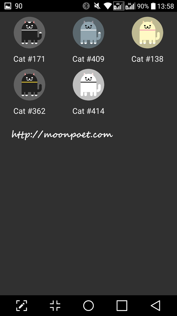 Android 7.0 Nougat Game - 隱藏版貓咪收集遊戲