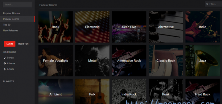 線上聽音樂網頁 Listen Video 能看MV也能聽歌