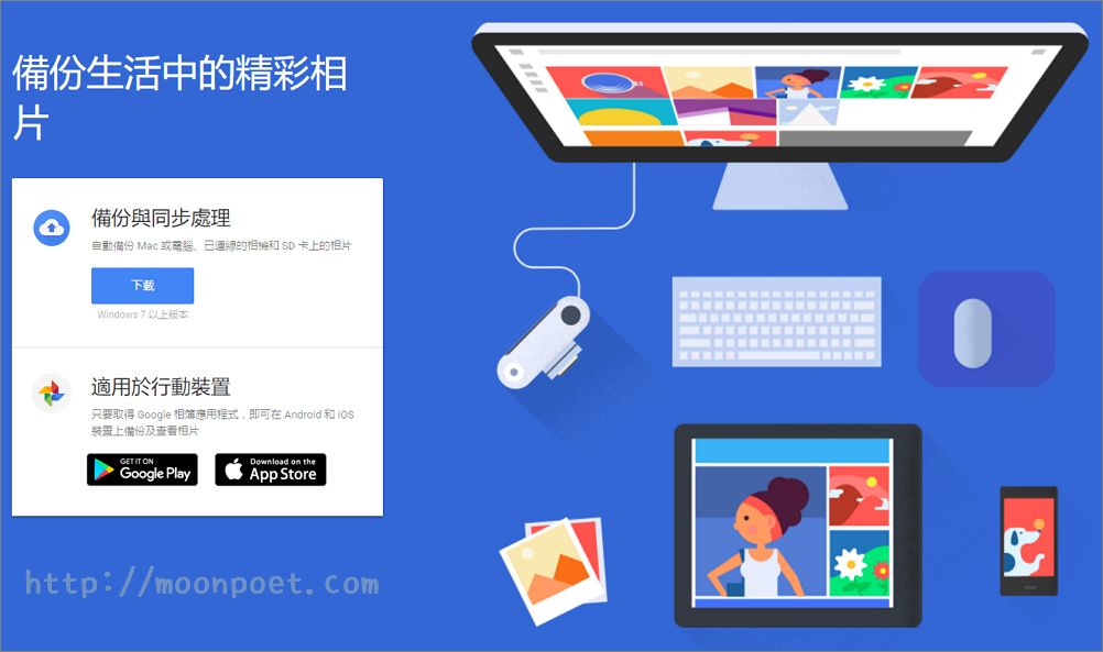 Google Backup and Sync 谷歌推出同步備份照片、檔案服務