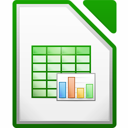 256px LibreOffice 4.0 Calc Icon.svg
