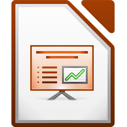 256px LibreOffice 4.0 Impress Icon.svg