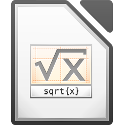 256px LibreOffice 4.0 Math Icon.svg