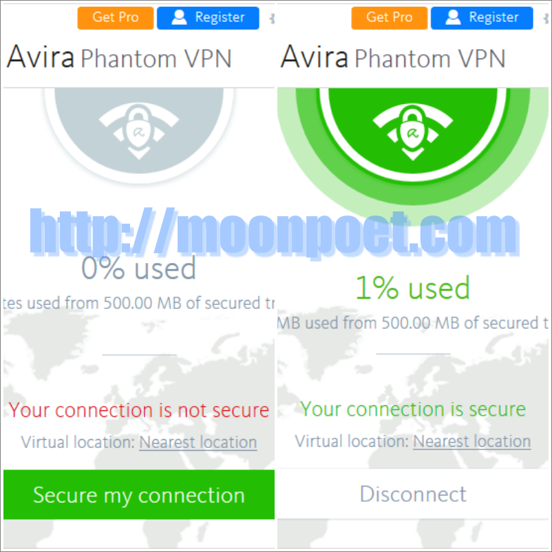 Avira Phantom VPN 輕鬆翻牆跨區瀏覽網站玩遊戲