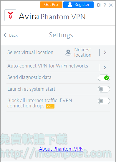 avira phantom vpn 3