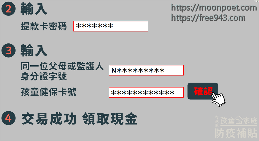 孩童家庭防疫補貼資格 領取方式 線上申請教學 懶人包