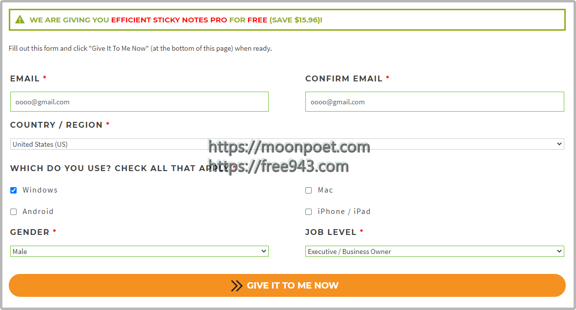 桌面記事本軟體 Efficient Sticky Notes 自黏便箋