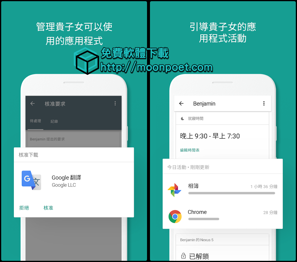 兒童手機監控APP 避免成癮 Google Family Link 家長版