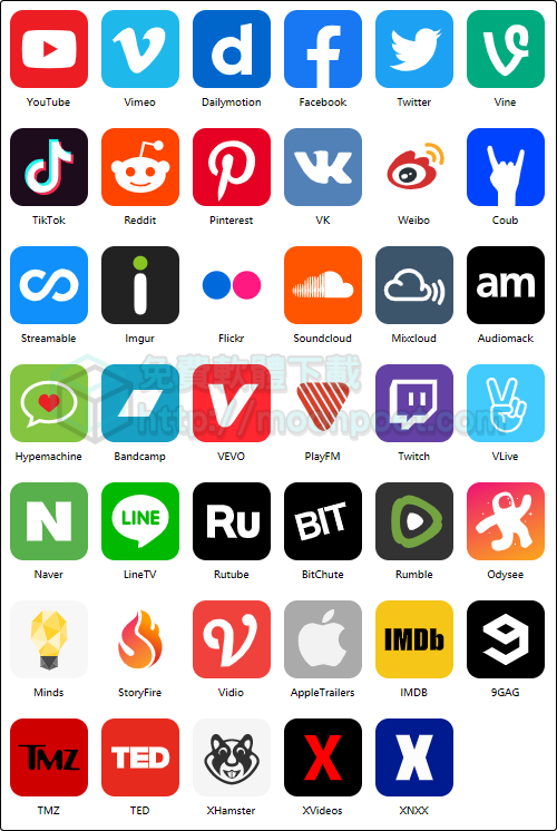 網路影片下載免軟體(可下載facebook影片) Savieo 支援38種影音串流、社群網站