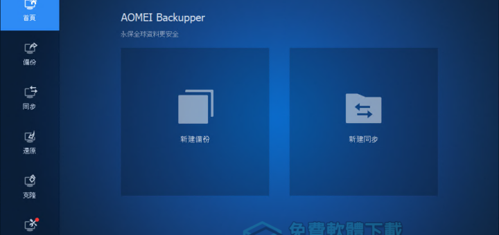 專業硬碟複製工具 AOMEI Backupper Professional限時免費