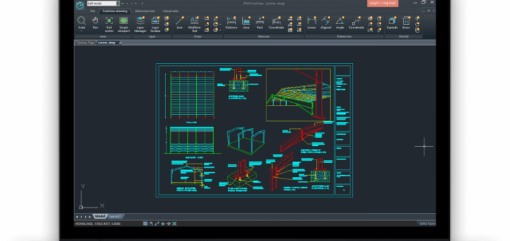 AutoCAD DWG檔案開啟軟體 DWG FastView 支援電腦版與手機版