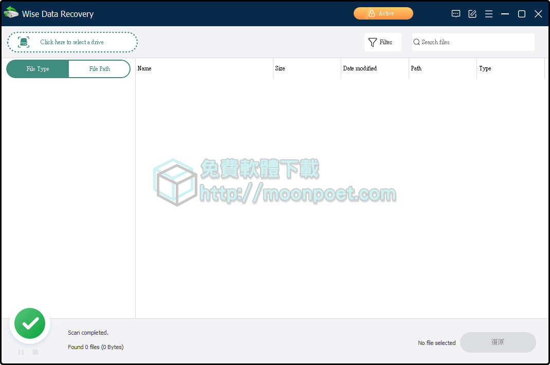Wise Data Recovery 檔案救援軟體 免安裝版