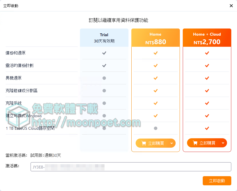 [限時免費]電腦備份軟體 EaseUS Todo Backup Home 2022 序號開放領取