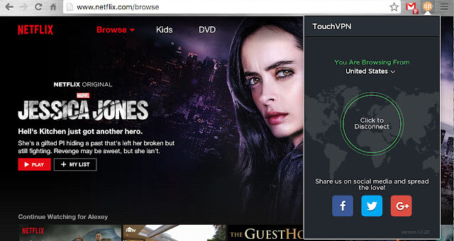 免費VPN翻牆工具 Touch VPN 速度頗快