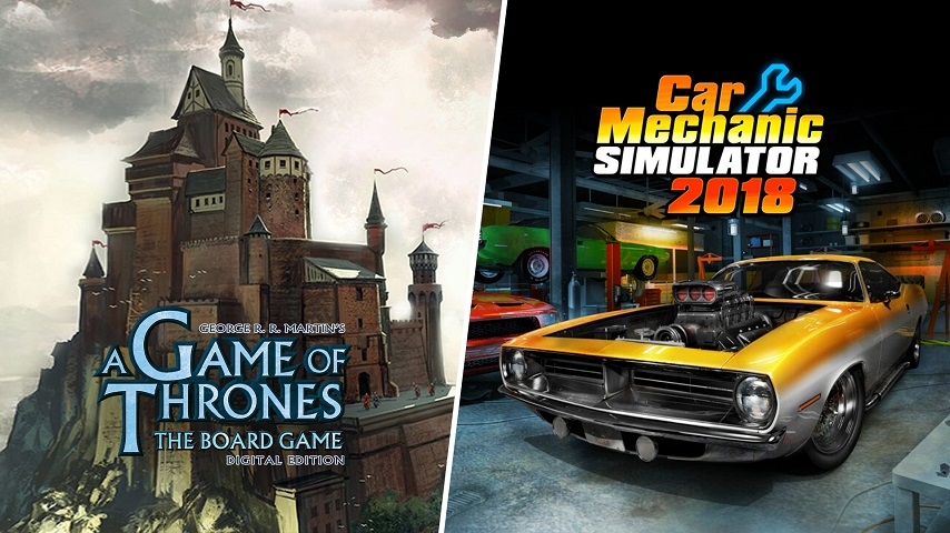 限時免費遊戲 A Game of Thrones: The Board Game & Car Mechanic Simulator 2018