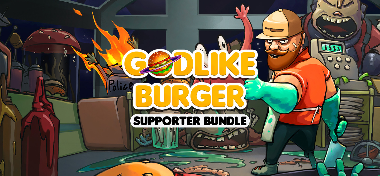 [限時免費遊戲]Godlike Burger 模擬經營遊戲，打造你的漢堡王國