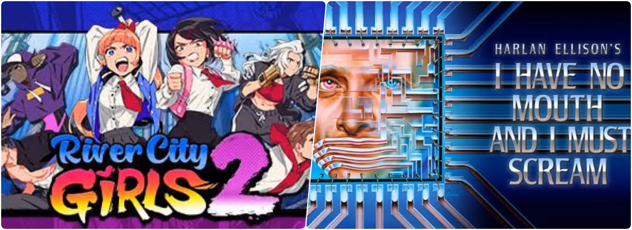 Epic Games 限時免費！《River City Girls 2》與《I Have No Mouth, and I Must Scream》免費領取