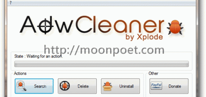 首頁綁架移除修復工具 AdwCleaner