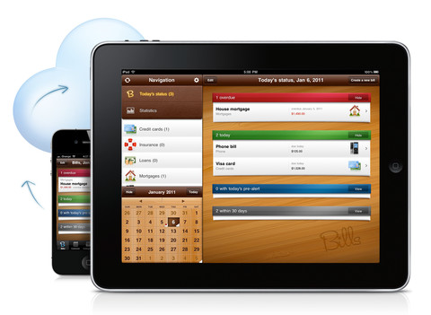好用的手機記帳軟體 Bills ~ on your table HD