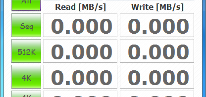 硬碟測試軟體工具 CrystalDiskMark