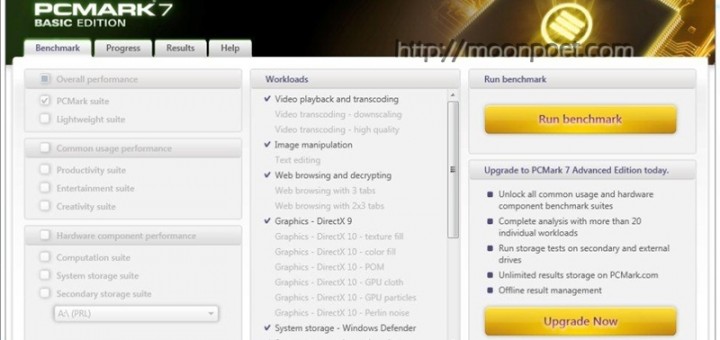 電腦測試軟體下載 PCMark 7