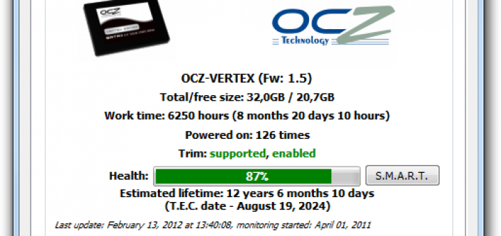 ssd固態硬碟壽命檢測軟體 SSD Life Free