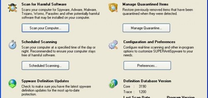 反間諜軟體下載 SuperAntiSpyware