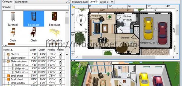 室內設計軟體免費下載 Sweethome 3D