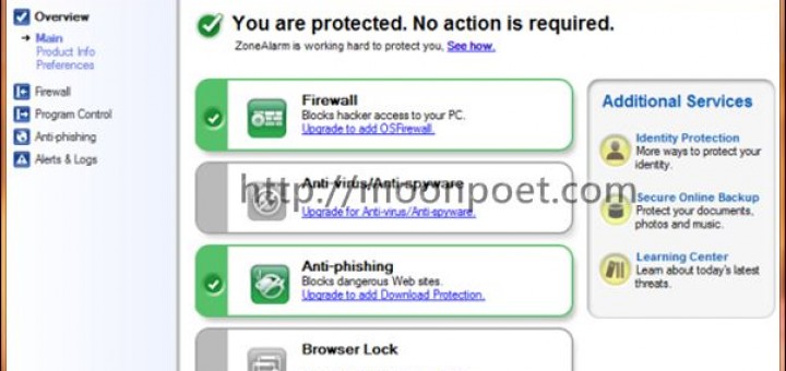 免費木馬防護軟體 ZoneAlarm Free Firewall
