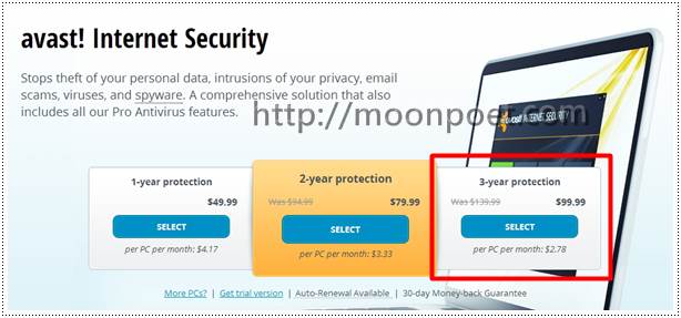 avast防毒軟體中文版 Internet Security 3年序號免費送