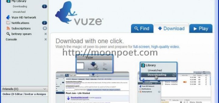 藍箭毒蛙 Vuze bt下載器中文版