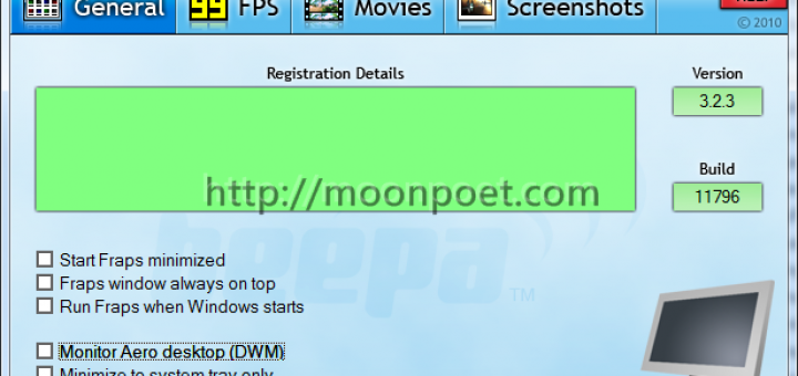 遊戲錄影程式下載 Fraps 3.5.5