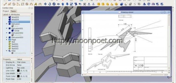 autocad替代軟體 - 免費工業繪圖軟體 FreeCAD