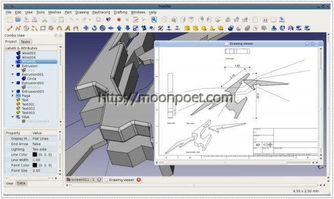 autocad替代軟體 - 免費工業繪圖軟體 FreeCAD