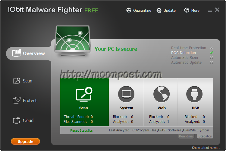 惡意軟體移除工具 IObit Malware Fighter