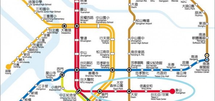 捷運信義路線圖2013