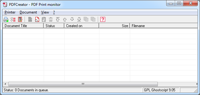 pdfcreator monitor 0