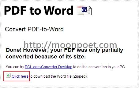 pdf轉word 線上免費轉檔服務 PDF to Word Online