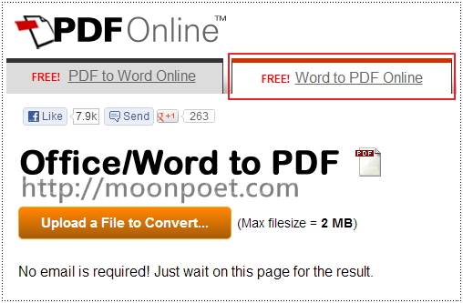 pdf轉word 線上免費轉檔服務 PDF to Word Online